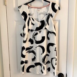 Anthropologie | Deletta Black and White Sleeveless Top, Size M